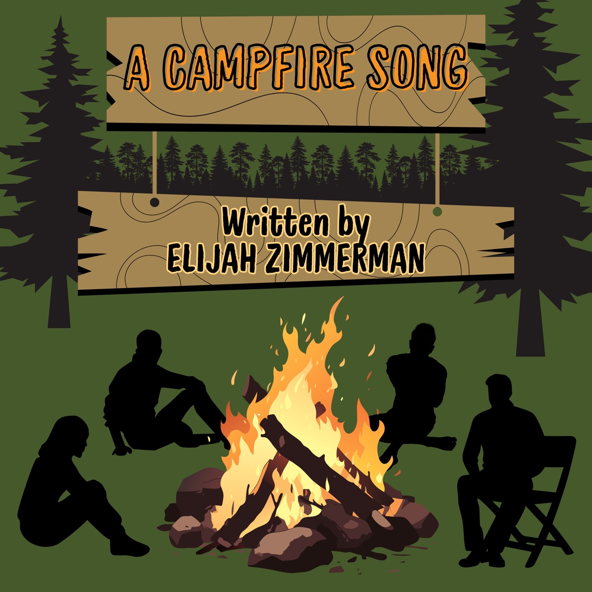 A Campfire Song — written by Elijah Zimmerman (poster)