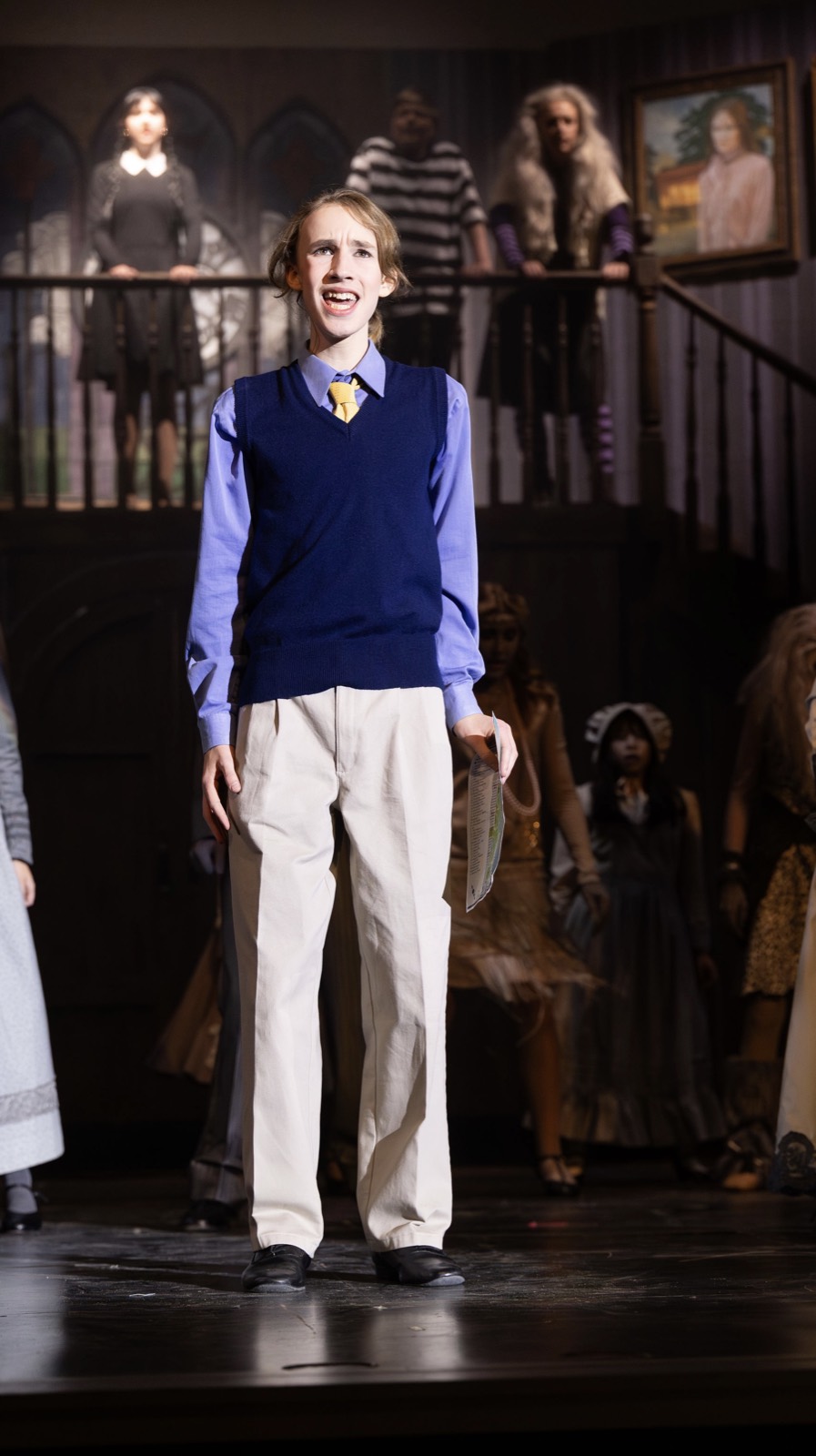 Elijah as Lucas Beineke in The Addams Family