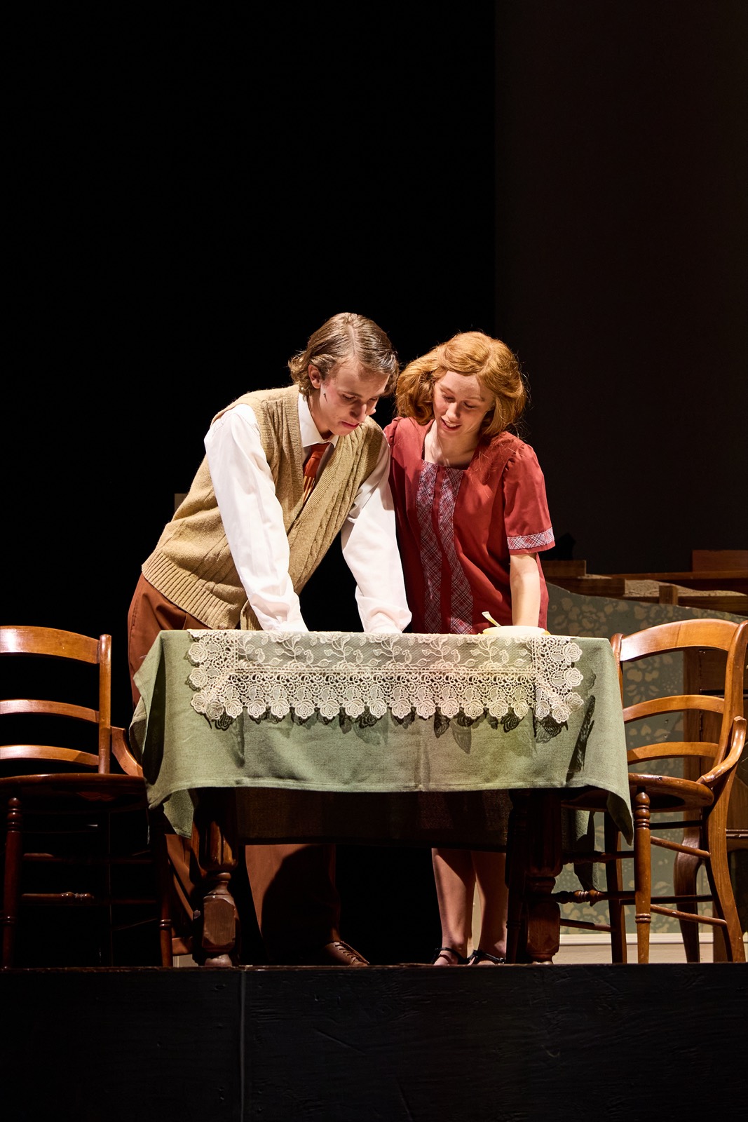 Elijah as Tom in Radium Girls